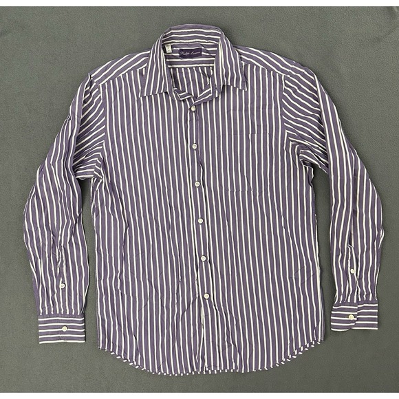 Ralph Lauren Purple Label Other - Ralph Lauren Purple Label Button Down Shirt Mens Medium Long Sleeve Made Italy